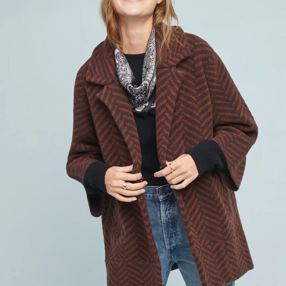 Anthropologie Moth Paloma Sweater Jacket Women's S Sweater Jacket Cardigan - Picture 5 of 10